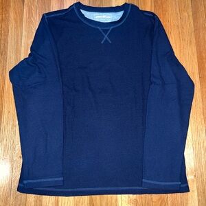 Eddie Bauer Dark Blue Crewneck Long-sleeve